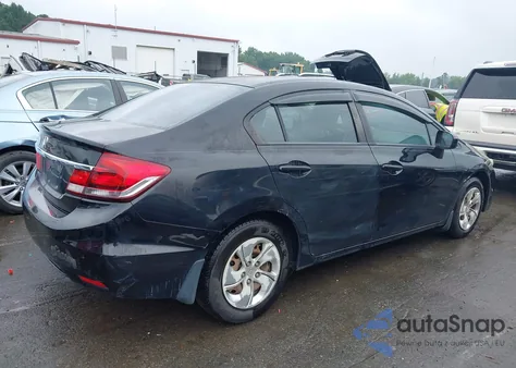 2014 Honda Civic Lx из США, поврежденный, VIN 2HGFB2F55EH526731